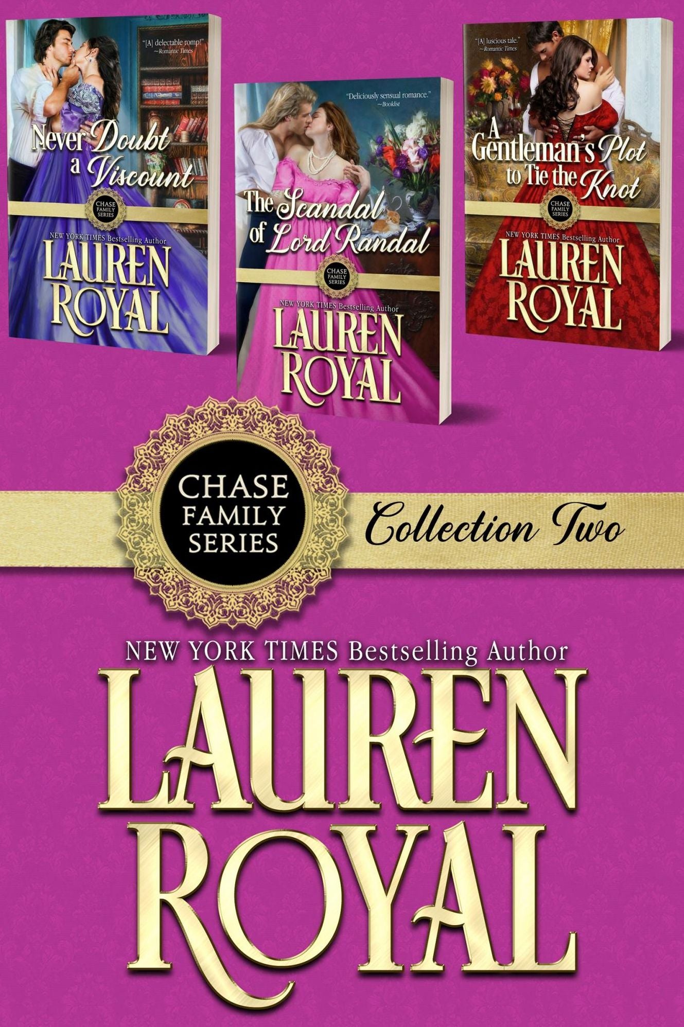 Chase Family Series: The Flowers Collection - Violet, Lily, and Rose