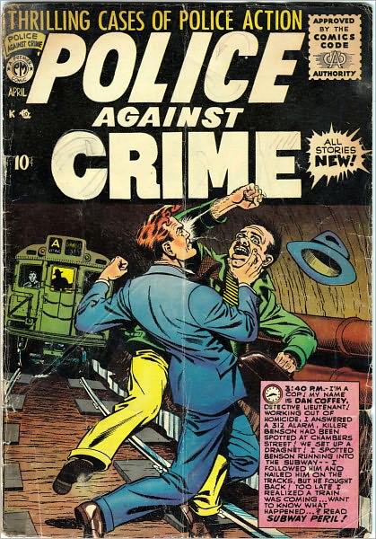 Police Against Crime Number 7 Crime Comic Book