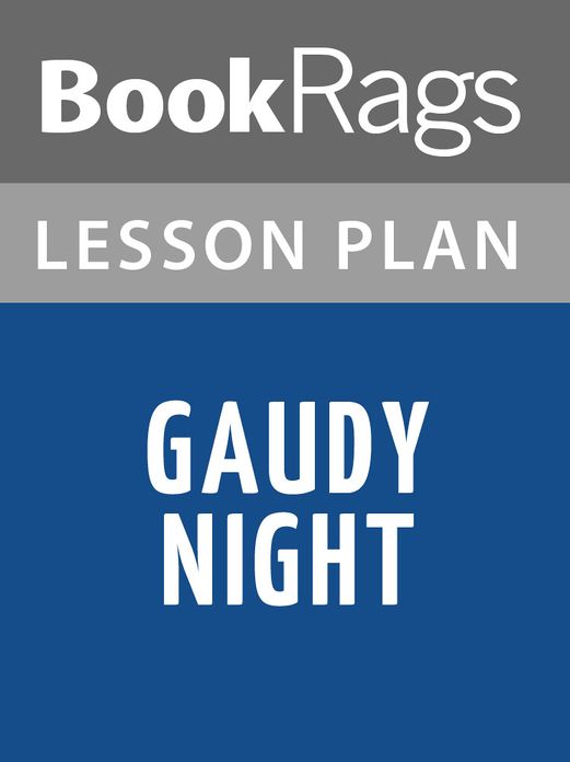 Gaudy Night Lesson Plans