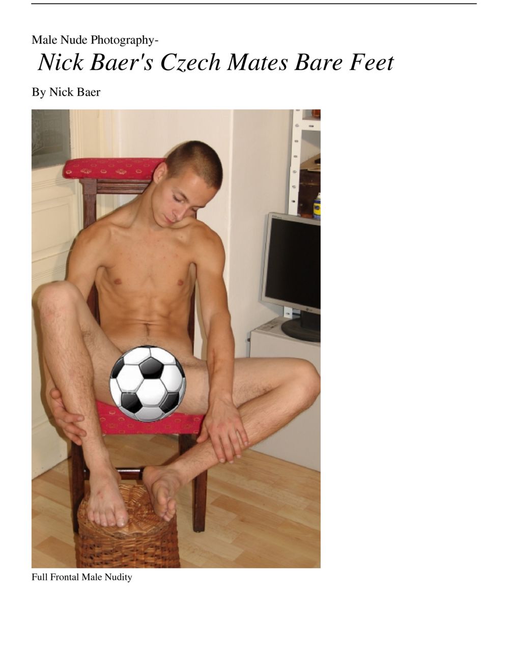Male Nude Photography- Nick Baer's Czech Mates Bare Feet