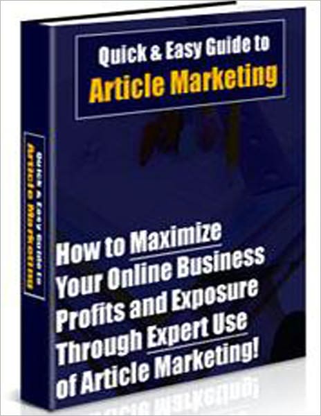 Quick & Easy Guide To Article Marketing