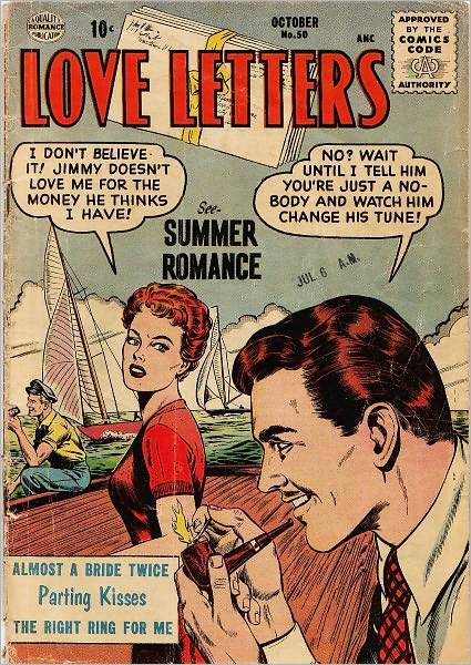 Love Letters Number 50 Love Comic Book