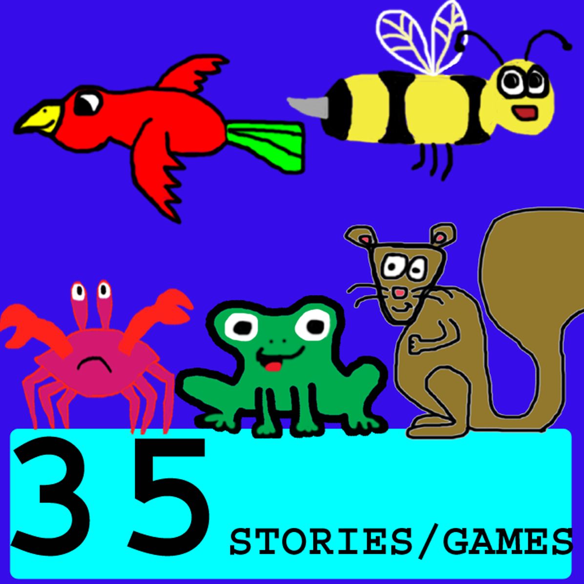 35 STORIES/FREE FUN GAMES (Children's Picture Books) Great for Beginner Readers and Bedtime Stories