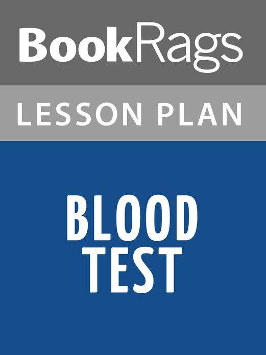 Blood Test Lesson Plans