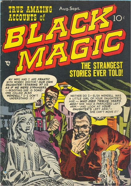 Black Magic Number 6 Horror Comic Book