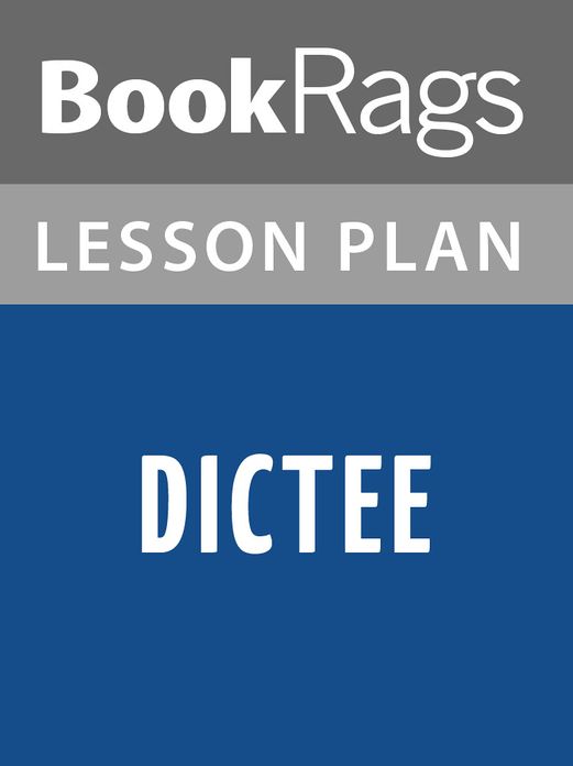 Dictee Lesson Plans