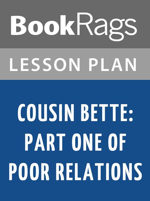 La Cousine Bette Lesson Plans