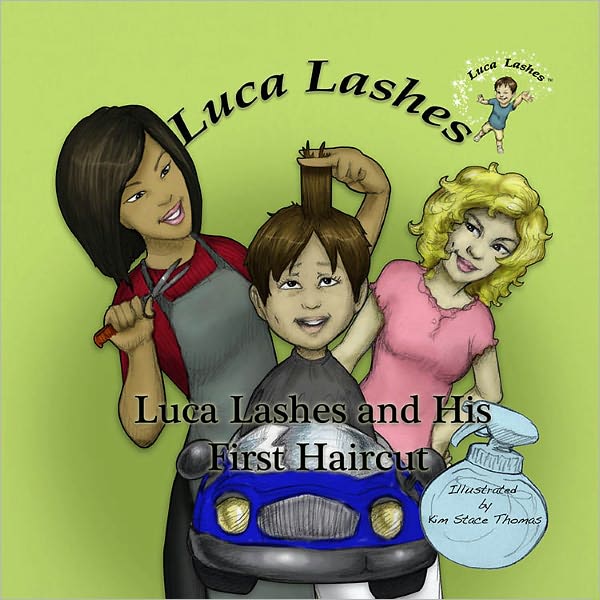 Luca Lashes and His First Haircut