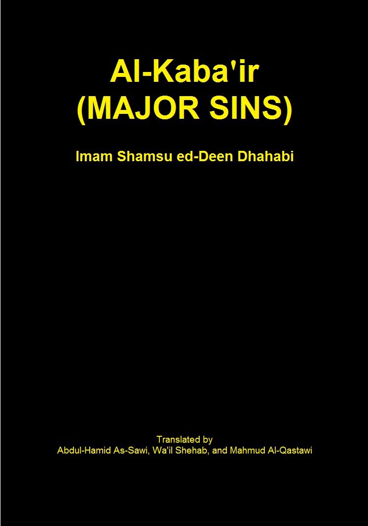 Al-Kaba'ir (MAJOR SINS)