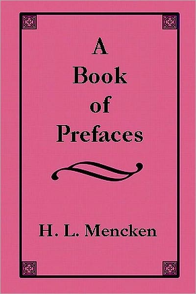 A Book of Prefaces