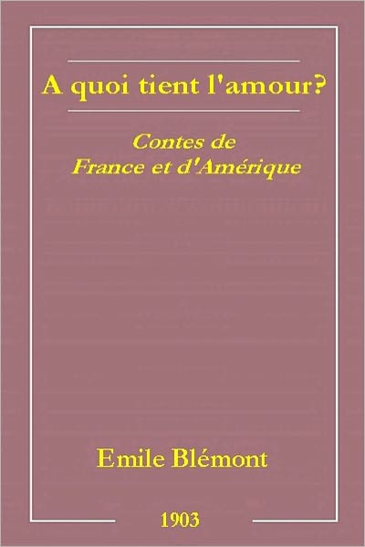 A quoi tient l'amour?