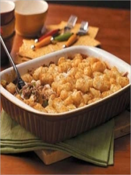 Nana's TATER TOT CASSEROLE Recipe ~ KID FRIENDLY ~ Hamburger & Cheese (no soup)