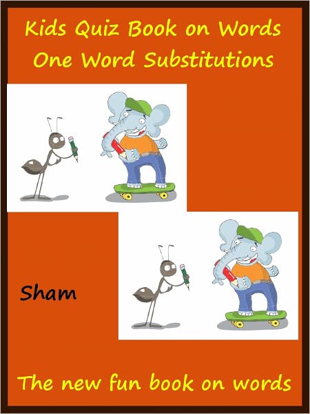 Kids Puzzles One Word Substitution Fun : The Word Fun for Kids