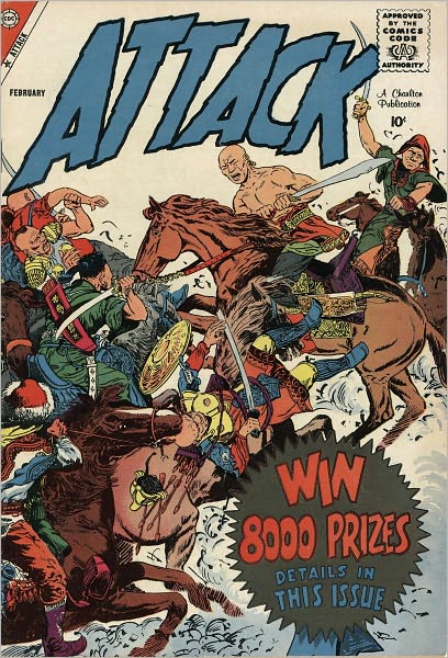 Attack Number 56 War Comic Book
