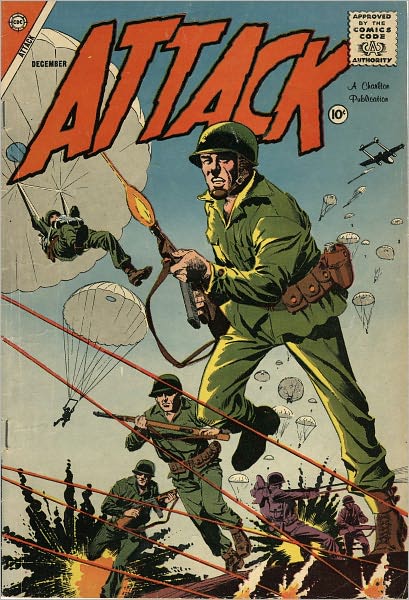 Attack Number 55 War Comic Book