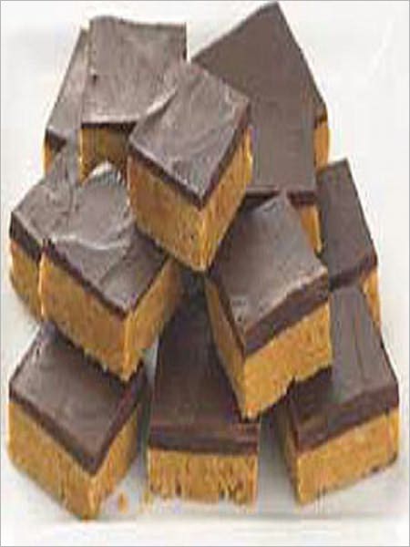 PEANUT BUTTER SQUARES Recipe ~ * NO BAKE * Chocolate * Similar taste to Reese's