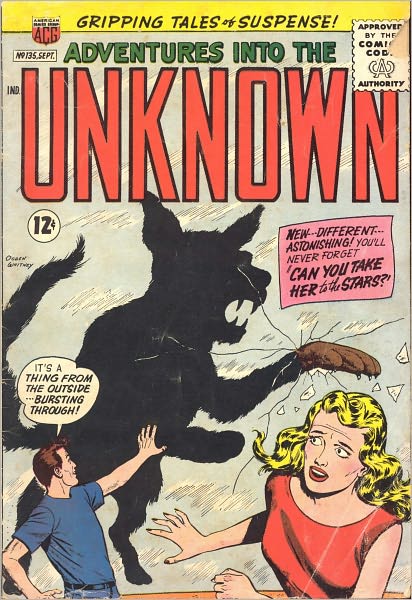 Adventures into the Unknown Number 135 Horror Comic Book
