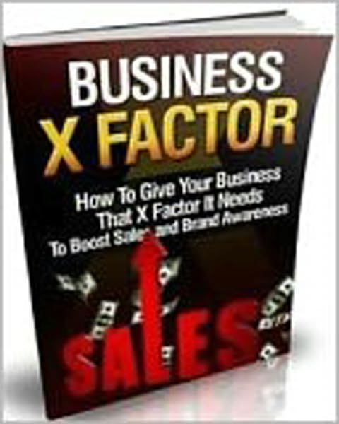 Business X Factor: How To Give Your Business That X Factor It Needs To Boost Sales And Brand Awareness