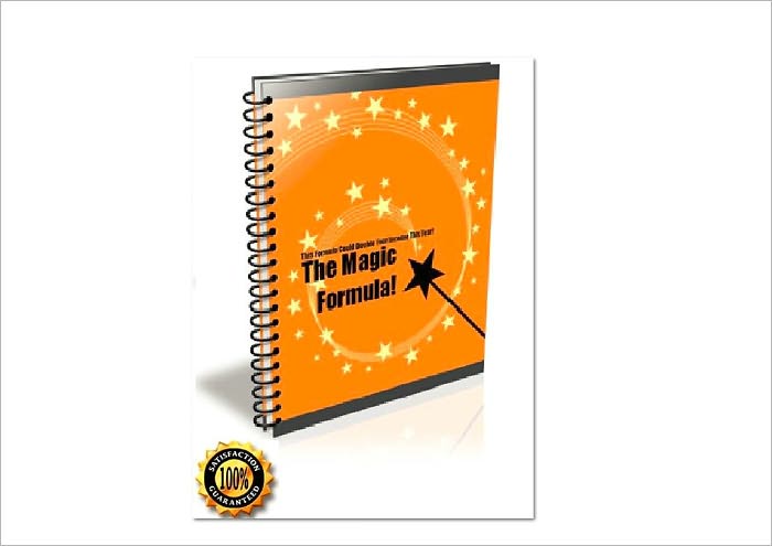 The Magic Formula! This Formula Could Double Your Income This Year!