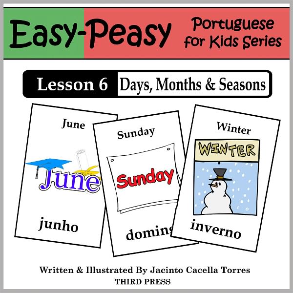 Portuguese Lesson 6: Months, Days & Seasons (Learn Portuguese Flash Cards)