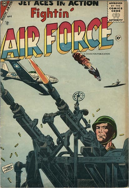 Fightin Air Force Number 4 War Comic Book