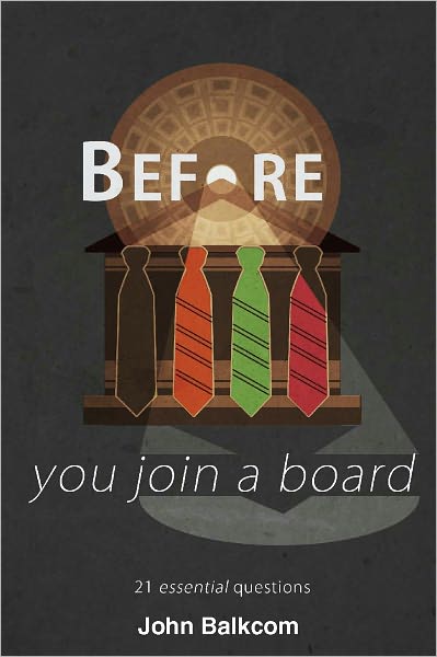Before You Join a Board: 21 Essential Questions