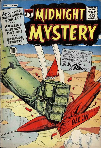 Midnight Mystery Number 7 Horror Comic Book