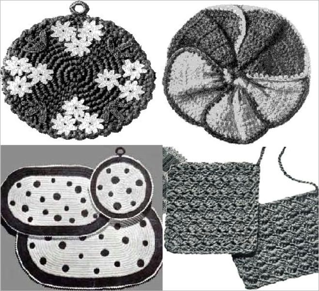 D&eacute;tenteurs de Pot amusant &agrave; Crochet
