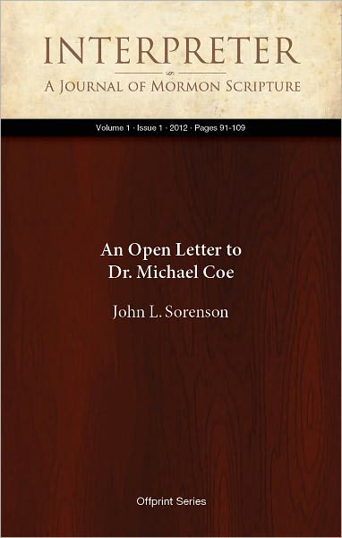 An Open Letter to Dr. Michael Coe