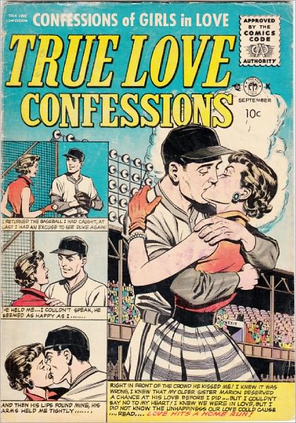 True Love Confessions Number 9 Love Comic Book