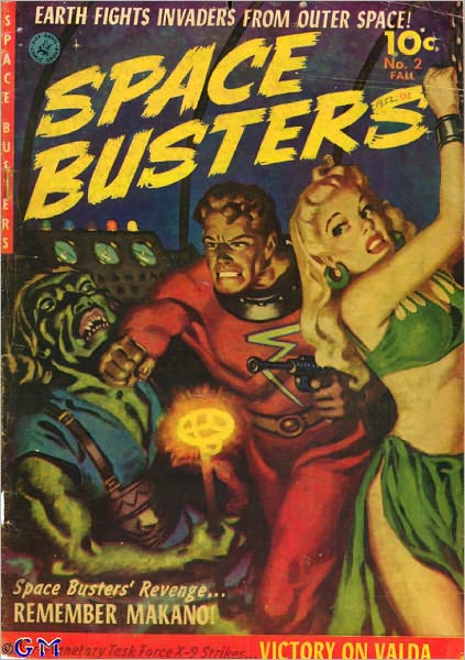 Space Busters Number 2 Fantasy Comic Book