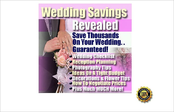 Wedding Savings Revealed - Save Thousands On Your Wedding, Guaranteed!