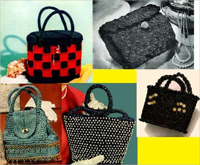 Hand Tasche Muster zum h&auml;keln
