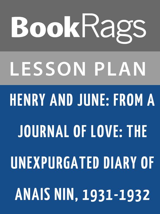 Henry and June Lesson Plans
