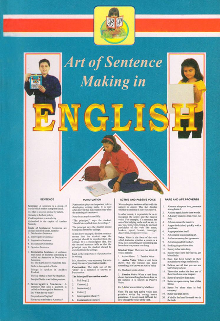 Art of Sentence Making in English