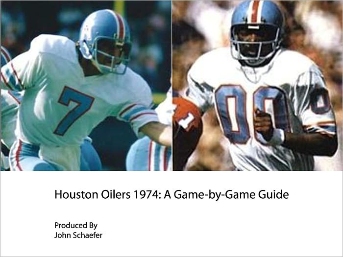 Houston Oilers 1974: A Game-by-Game Guide
