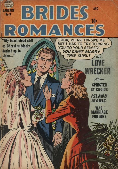 Brides Romances Number 9 Love Comic Book