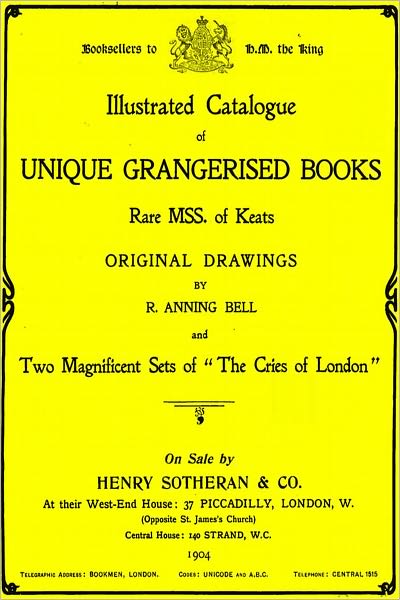 UNIQUE GRANGERISED BOOKS