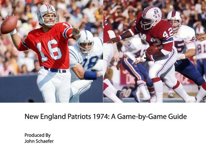 New England Patriots 1974: A Game-by-Game Guide
