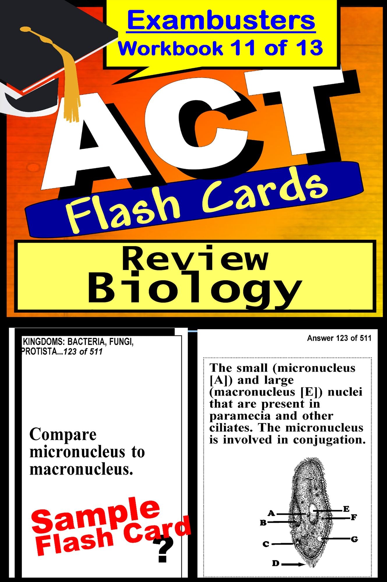 ACT Test Biology Review--ACT Science Flashcards--ACT Prep Exam Workbook 11 of 13