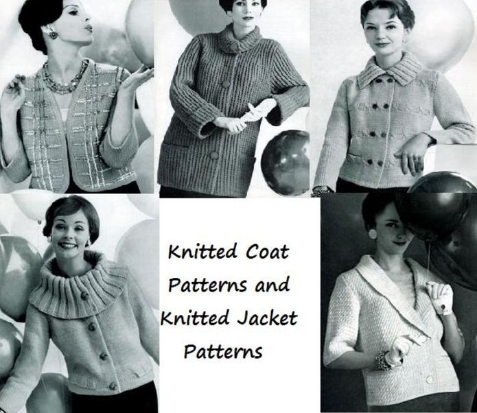 Knitted Coat Patterns and Knitted Jacket Patterns