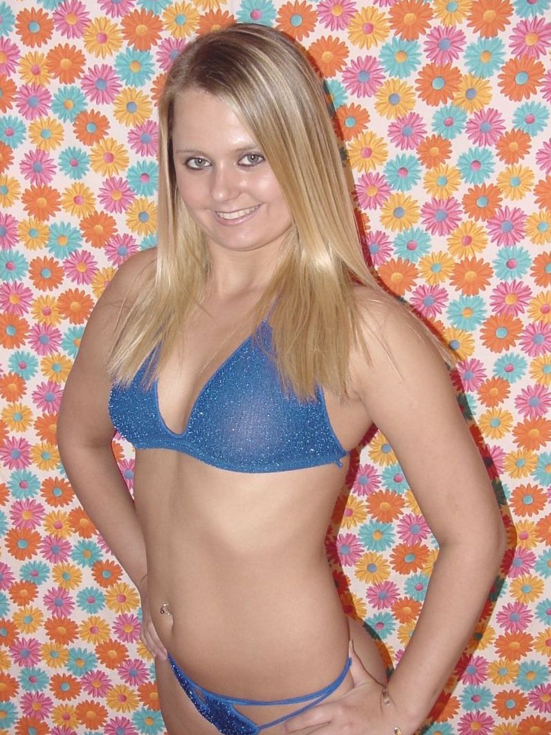 SALE !!! Sexy and 18 - Hot Trina, Busty Blue Bikini Teen