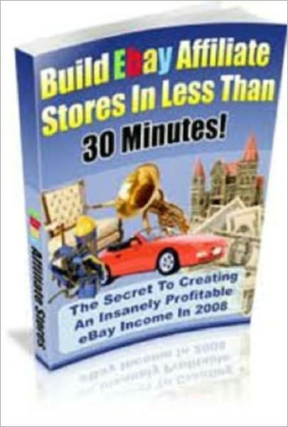 Build eBay Affiliate Stores in Less Than 30 Minutes