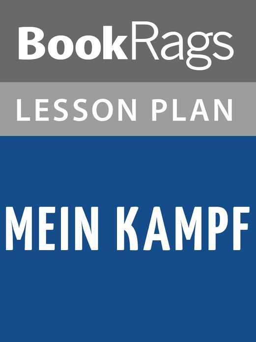 Mein Kampf Lesson Plans