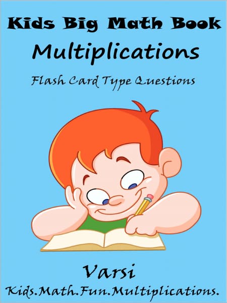 Kids Big Math Book Multiplications : Multiplication Flash Card Questions