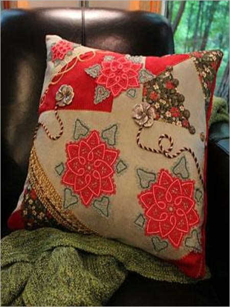 Crazy for Christmas Pillow instructions to make one of your own!