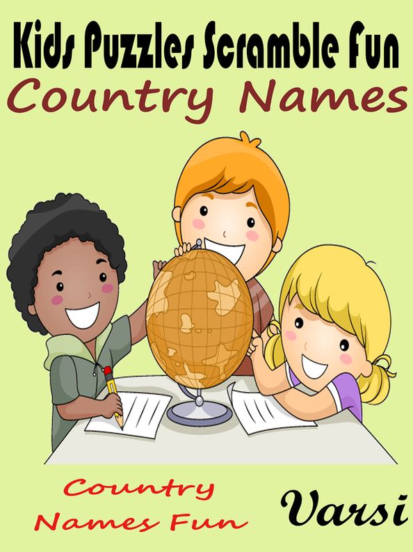 Kids Puzzles Country Name Scramble : The Scramble Fun with Country Names
