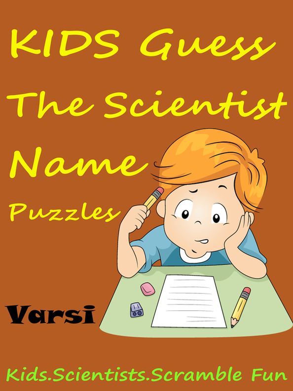 Kids Puzzles Guess The Scientist Name : The Game On Scientist Names