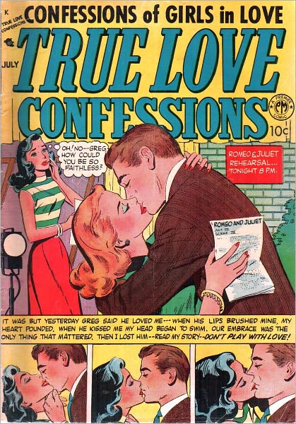True Love Confessions Number 2 Love Comic Book