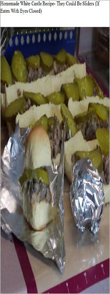 White Castle- They Could Be Sliders (If Eaten With Eyes Closed) - White
